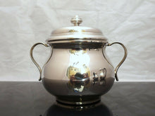 Load image into Gallery viewer, CHRISTOFLE ALBI Coffee & Tea Service Sugar Bowl 3 pieces Nice Condition