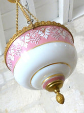 Load image into Gallery viewer, Gorgeous French Church Bronze Porcelaine Chandelier Religious 19TH Rare Ceiling