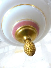 Load image into Gallery viewer, Gorgeous French Church Bronze Porcelaine Chandelier Religious 19TH Rare Ceiling