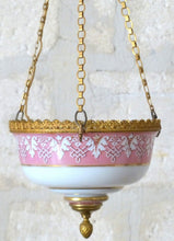 Load image into Gallery viewer, Gorgeous French Church Bronze Porcelaine Chandelier Religious 19TH Rare Ceiling