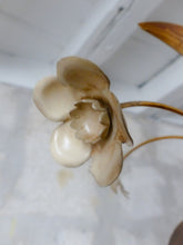 Load image into Gallery viewer, Nice Gilded Enameled Flower Chandelier Ceiling 70' Regency Mid Century HANS KOGL