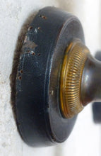 Load image into Gallery viewer, Antique Empire Style French Pair Brass Torch Wall Lights sconce Glass Lamp 1930