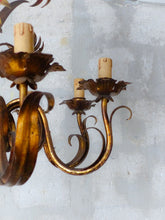 Load image into Gallery viewer, OMG Large Chandelier Ceiling 70's Sunflower Hollywood Regency Mid Century KOGL