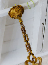 Load image into Gallery viewer, Gorgeous Vintage French Hall Lantern Chandelier Ceiling Gilded Bronze Shades 3🔥