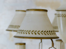 Load image into Gallery viewer, French Antique Chandelier Quinquet 5 Lights Painted Tole Empire 19TH Directoire