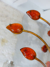 Load image into Gallery viewer, BANCI Firenze Gorgeous Mid-Century Gilt Iron Chandelier Floral Crystal 5 Fires 2