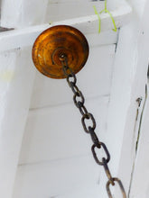 Load image into Gallery viewer, Gorgeous French Antique Chandelier 6 Lights Painted Tole Empire 19TH Directoire