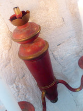 Load image into Gallery viewer, French Antique Wall Light Sconce Painted Tole 19TH Directoire Empire Candlestick