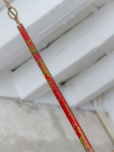 Load image into Gallery viewer, French Antique Ceiling Red Painted Tole Empire 19TH Directoire Bouillotte