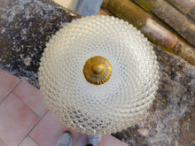 Load image into Gallery viewer, Gorgeous Mid-century Gilded Bronze Diamond Glass Ceiling Lamp Wall Light 1970