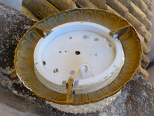 Load image into Gallery viewer, Gorgeous Mid-century Gilded Bronze Diamond Glass Ceiling Lamp Wall Light 1970