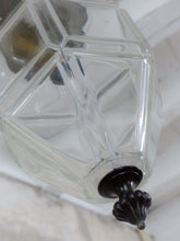 Load image into Gallery viewer, Gorgeous Small French Hall Lantern 1900 Chandelier Ceiling Gilded Bronze Crystal