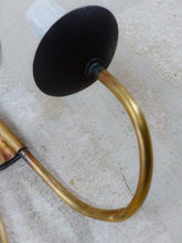 Load image into Gallery viewer, Gorgeous 1950 Wall Light Brass Rooster Atelier Cerenne of Vallauris Modernist