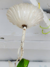 Load image into Gallery viewer, 60's Charming Florentine Chandelier Enameled Metal Tole Flowers Italian Ceiling