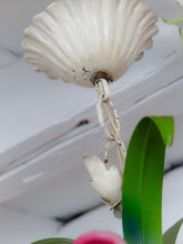 Load image into Gallery viewer, 60's Charming Florentine Chandelier Enameled Metal Tole Flower Italian Ceiling 2