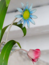 Load image into Gallery viewer, 60's Charming Florentine Chandelier Enameled Metal Tole Flower Italian Ceiling 2