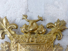 Load image into Gallery viewer, Antique FRENCH Pair Gilded Bronze Wall Light Sconce Candlestick 19TH Dolphins