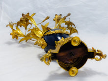 Load image into Gallery viewer, Gorgeous Antique French Candelabra Candlestick Blue Sevres gilded Bronze 19TH