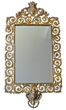 Load image into Gallery viewer, Large Antique 1880 French Bronze Mirror Rare Mascaron & Lion Head