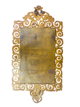Load image into Gallery viewer, Large Antique 1880 French Bronze Mirror Rare Mascaron & Lion Head