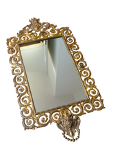 Load image into Gallery viewer, Large Antique 1880 French Bronze Mirror Rare Mascaron & Lion Head
