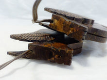 Load image into Gallery viewer, Pair Vintage French Carved Wood Gothic Chimera Wall Light Sconce Gargoye #7