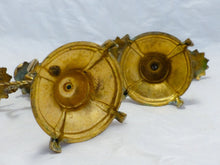 Load image into Gallery viewer, Gorgeous 19TH Antique Pair French Couple Cherub Candlestick gilded Bronze Patina