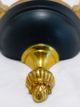 Load image into Gallery viewer, Antique PAIR French Empire Wall Light Sconce 2 Lights Gilded Bronze 1930 RARE