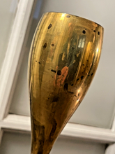Load image into Gallery viewer, Charming Set of x6 Vintage Champagne Flutes - Brass & Silverplated Metal - 9"