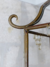 Load image into Gallery viewer, Charming Antique Chandelier Pagoda Lantern Prisms 1930 Italian Ceiling 8 fires