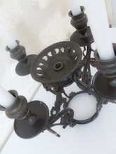 Load image into Gallery viewer, Gorgeous Antique Gothic French Centerpiece Candlestick Metal Candelabra end 19TH