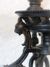 Load image into Gallery viewer, Gorgeous Antique Gothic French Centerpiece Candlestick Metal Candelabra end 19TH