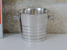Load image into Gallery viewer, 1990's Modernist CHRISTOFLE Vintage French Ice Bucket - Silverplated