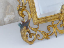 Load image into Gallery viewer, Gorgeous Large Antique 1880 French Bronze Mirror Rare Angel & Mascaron Heads