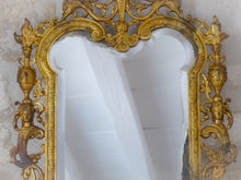 Load image into Gallery viewer, Gorgeous Large Antique 1880 French Bronze Mirror Rare Angel & Mascaron Heads