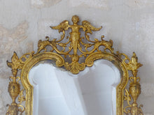 Load image into Gallery viewer, Gorgeous Large Antique 1880 French Bronze Mirror Rare Angel & Mascaron Heads