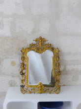 Load image into Gallery viewer, Gorgeous Large Antique 1880 French Bronze Mirror Rare Angel & Mascaron Heads