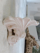 Load image into Gallery viewer, 1980 Gorgeous Vintage PAIR Wall Light Plaster Sconce Shell Classic Antique style