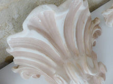 Load image into Gallery viewer, 1980 Gorgeous Vintage PAIR Wall Light Plaster Sconce Shell Classic Antique style