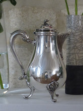 Load image into Gallery viewer, CHRISTOFLE MARLY Gorgeous Vintage Coffee Pot  Silverplated Louis XV Style