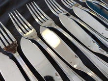 Load image into Gallery viewer, CHRISTOFLE BOREAL Fish Set for 12 people fish Service Couverts à poisson 24pcs
