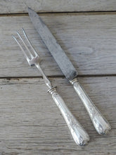 Load image into Gallery viewer, CHRISTOFLE MARLY Antique Carving set Service à Découper Serving Pieces