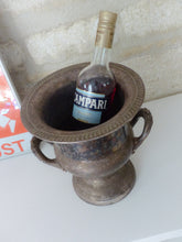 Load image into Gallery viewer, 1900 Large Charming Antique French Silverplated Champagne Ice Wine Bucket Handle