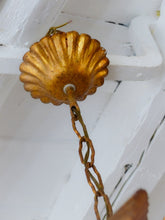 Load image into Gallery viewer, HANS KOGL Rare Palm Ceiling 70's Hollywood Regency Mid Century JANSEN Chandelier