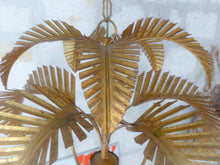 Load image into Gallery viewer, HANS KOGL Rare Palm Ceiling 70's Hollywood Regency Mid Century JANSEN Chandelier