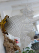 Load image into Gallery viewer, Antique PAIR French Gilt Bronze Brass Wall Light Sconce Rare Shade 19TH Rare