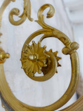 Load image into Gallery viewer, Antique PAIR French Gilt Bronze Brass Wall Light Sconce Rare Shade 19TH Rare