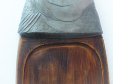 Load image into Gallery viewer, 20th Century Salmon Fish Metal & Wood Tray Plate Platter, Vintage 1970s, DESKA