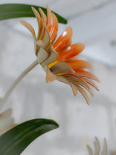 Load image into Gallery viewer, Charming Florentine Chandelier Enameled Metal Tole Flowers Italian Ceiling 70's