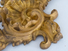 Load image into Gallery viewer, XXL PAIR 19TH Antique French Gilded Bronze Shell Pediment Hardware Salvage RARE